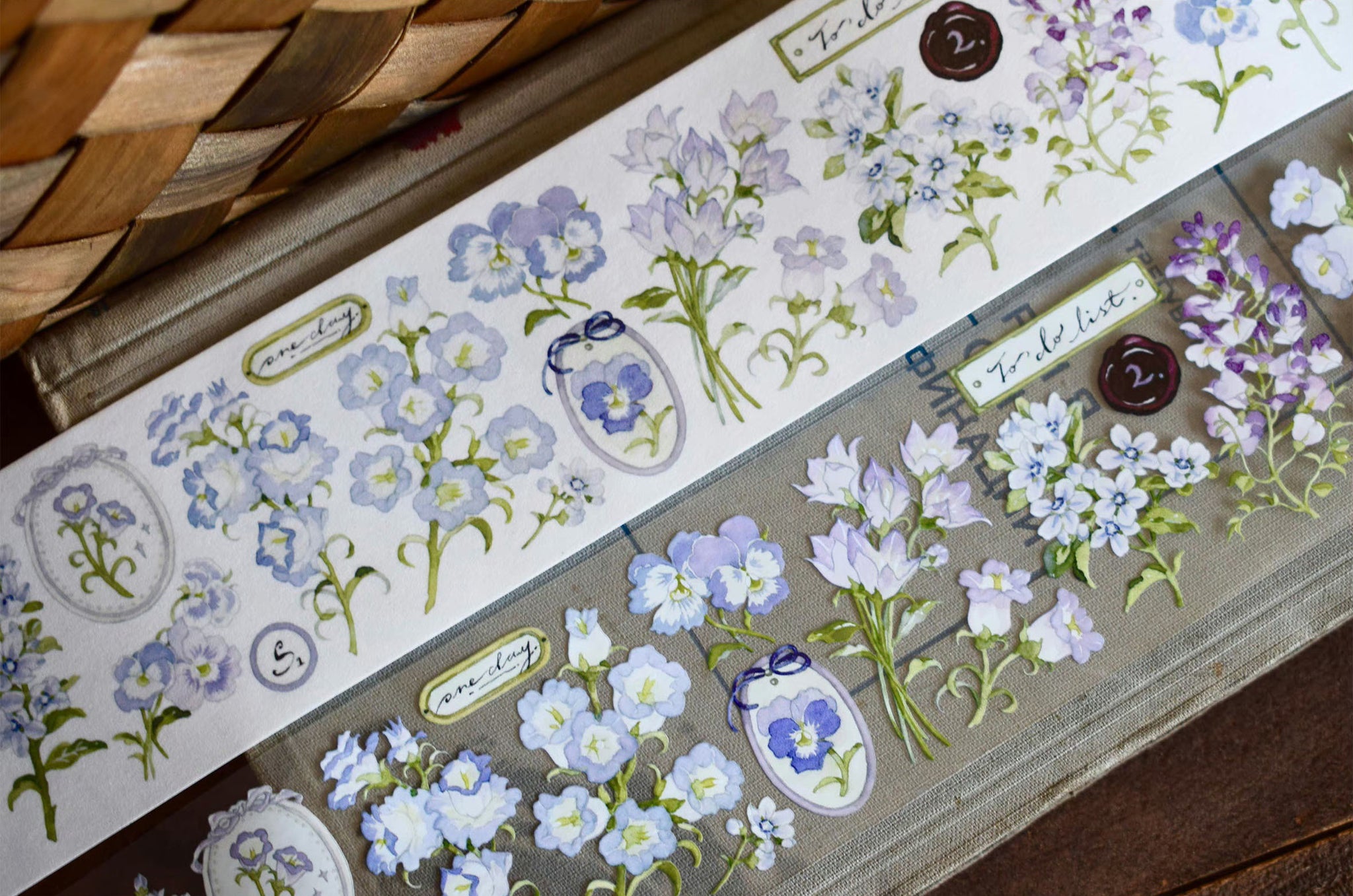 Wildberry Lab Masking Tape: Bluebells