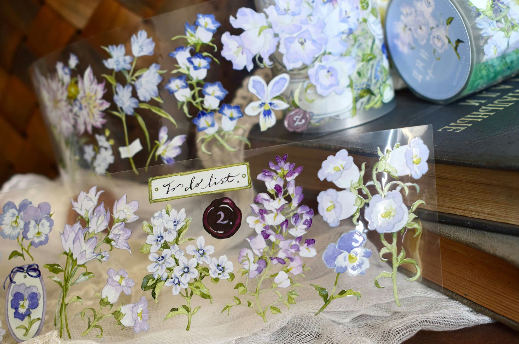 Wildberry Lab Masking Tape: Bluebells
