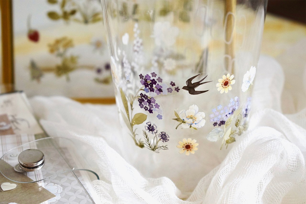 Wildberry Lab Clear Tape: Garden