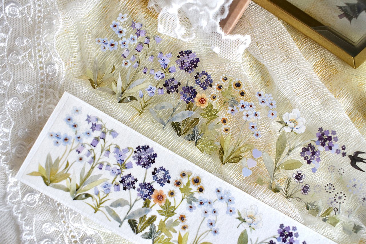 Wildberry Lab Clear Tape: Garden
