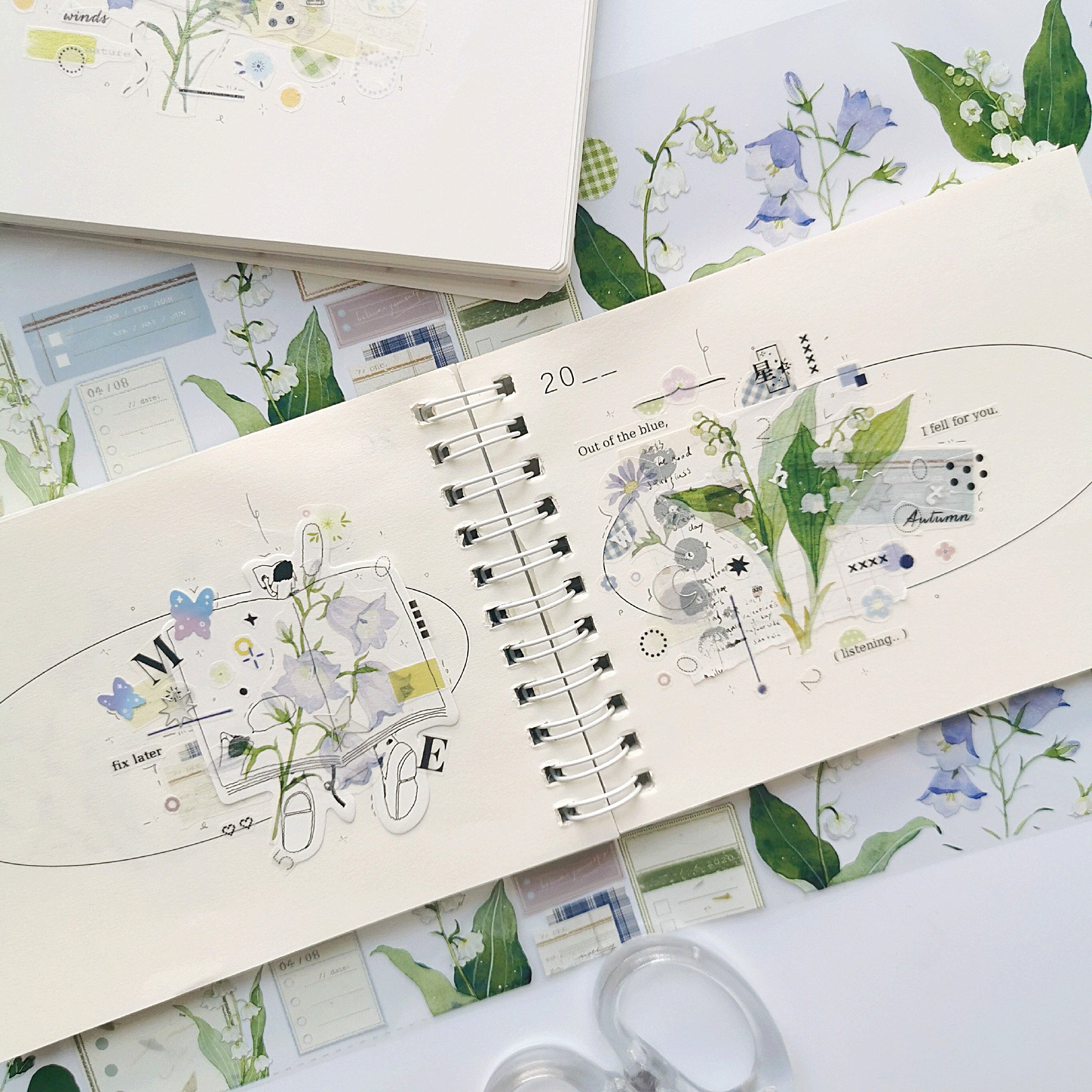 Wildberry Lab Masking Tape: May Bell Song