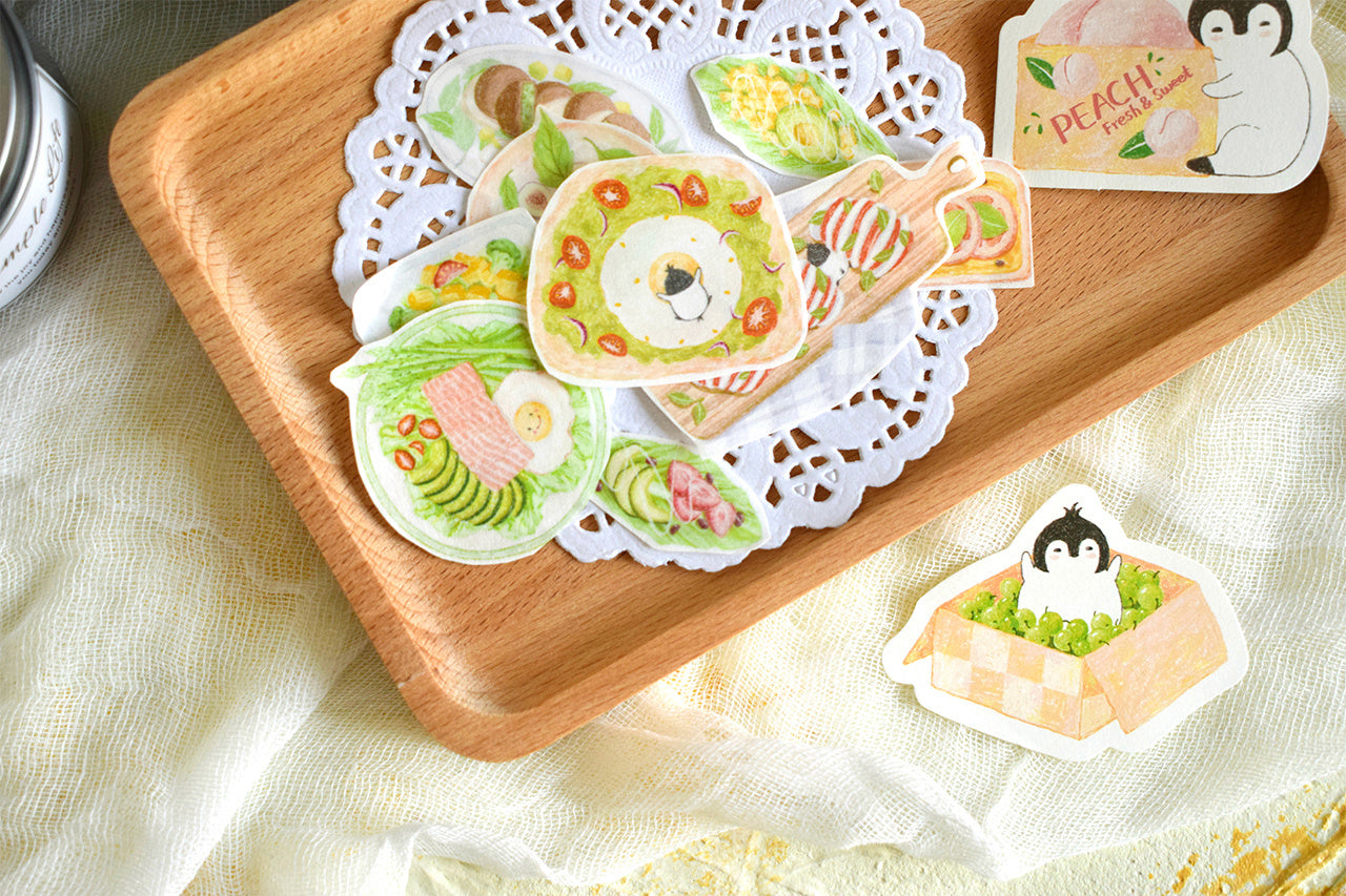 Wildberry Lab Clear Tape: Penguin Menu