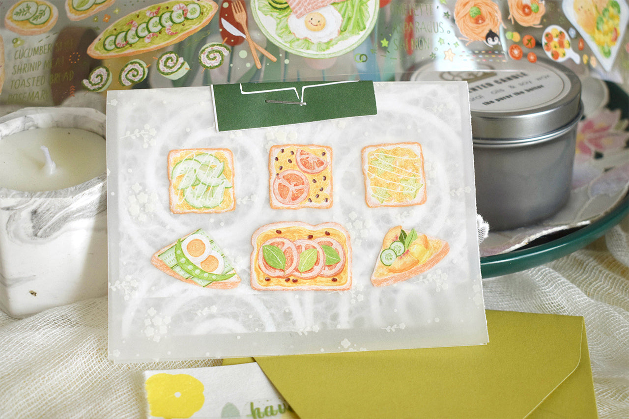 Wildberry Lab Clear Tape: Penguin Menu