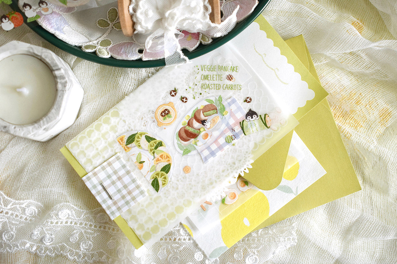 Wildberry Lab Clear Tape: Penguin Menu