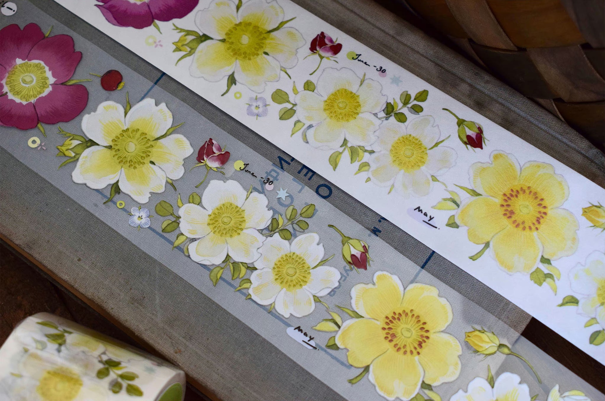 Wildberry Lab Masking Tape: Rosaseae