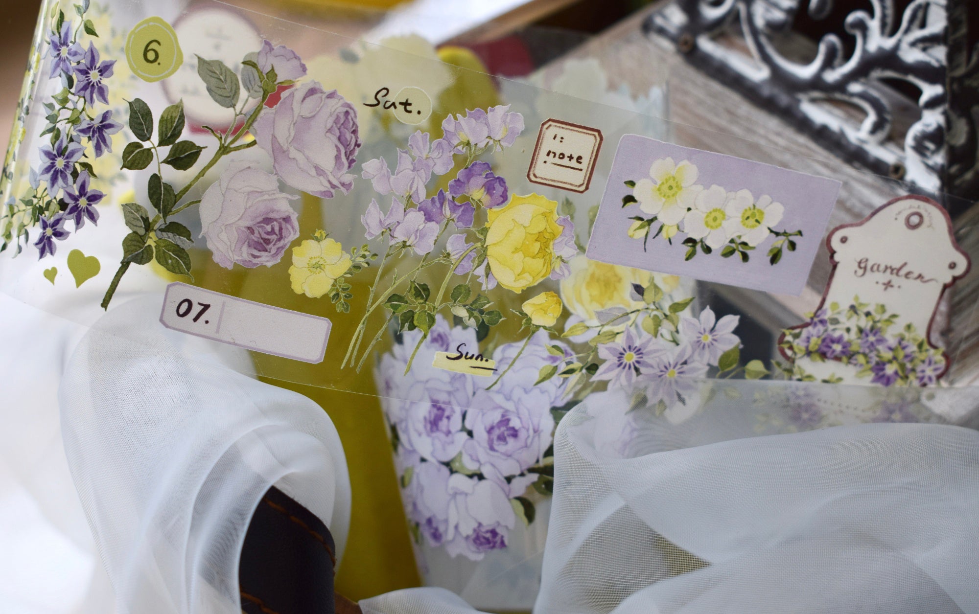 Wildberry Lab Masking Tape: Rose Garden