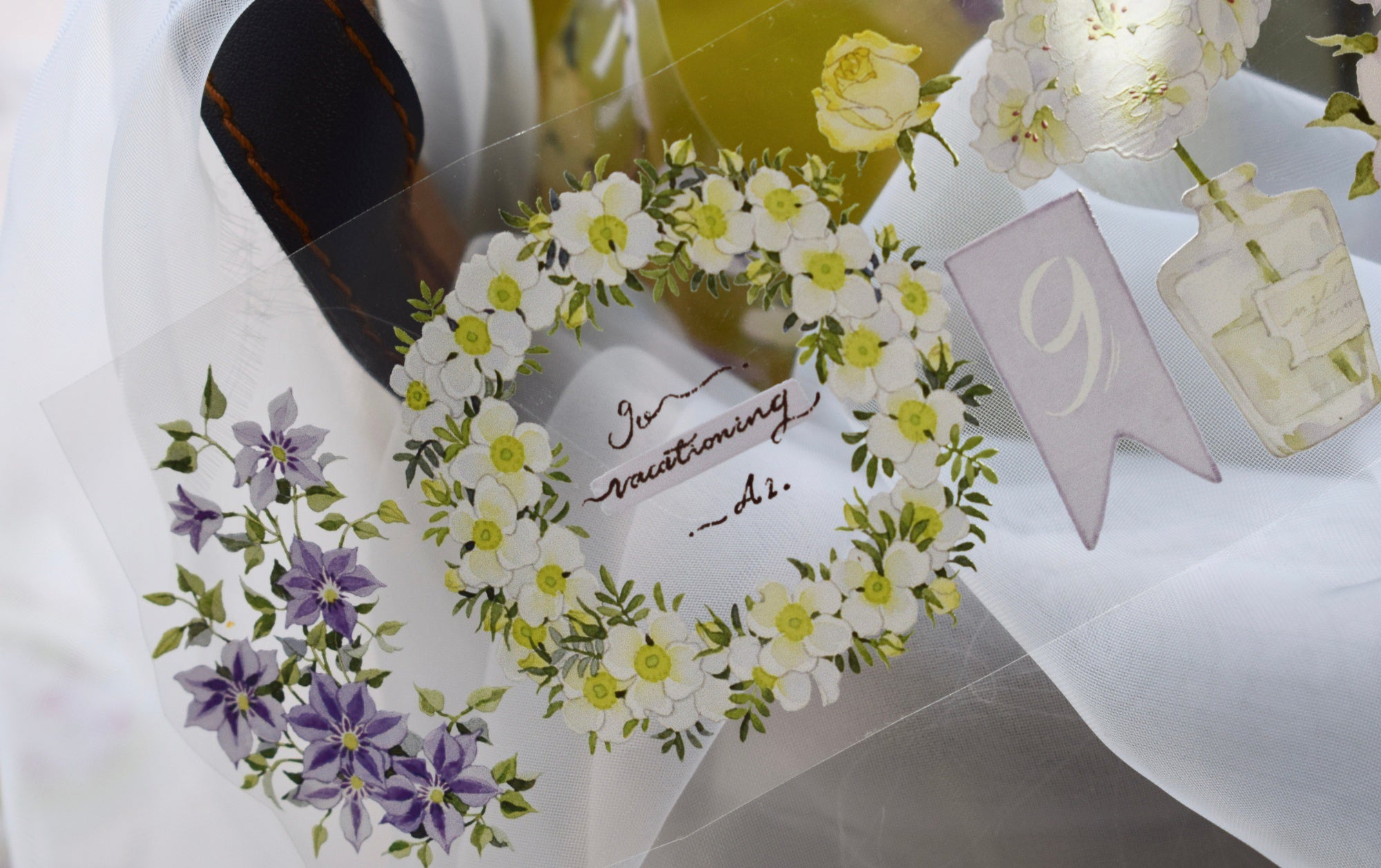 Wildberry Lab Masking Tape: Rose Garden