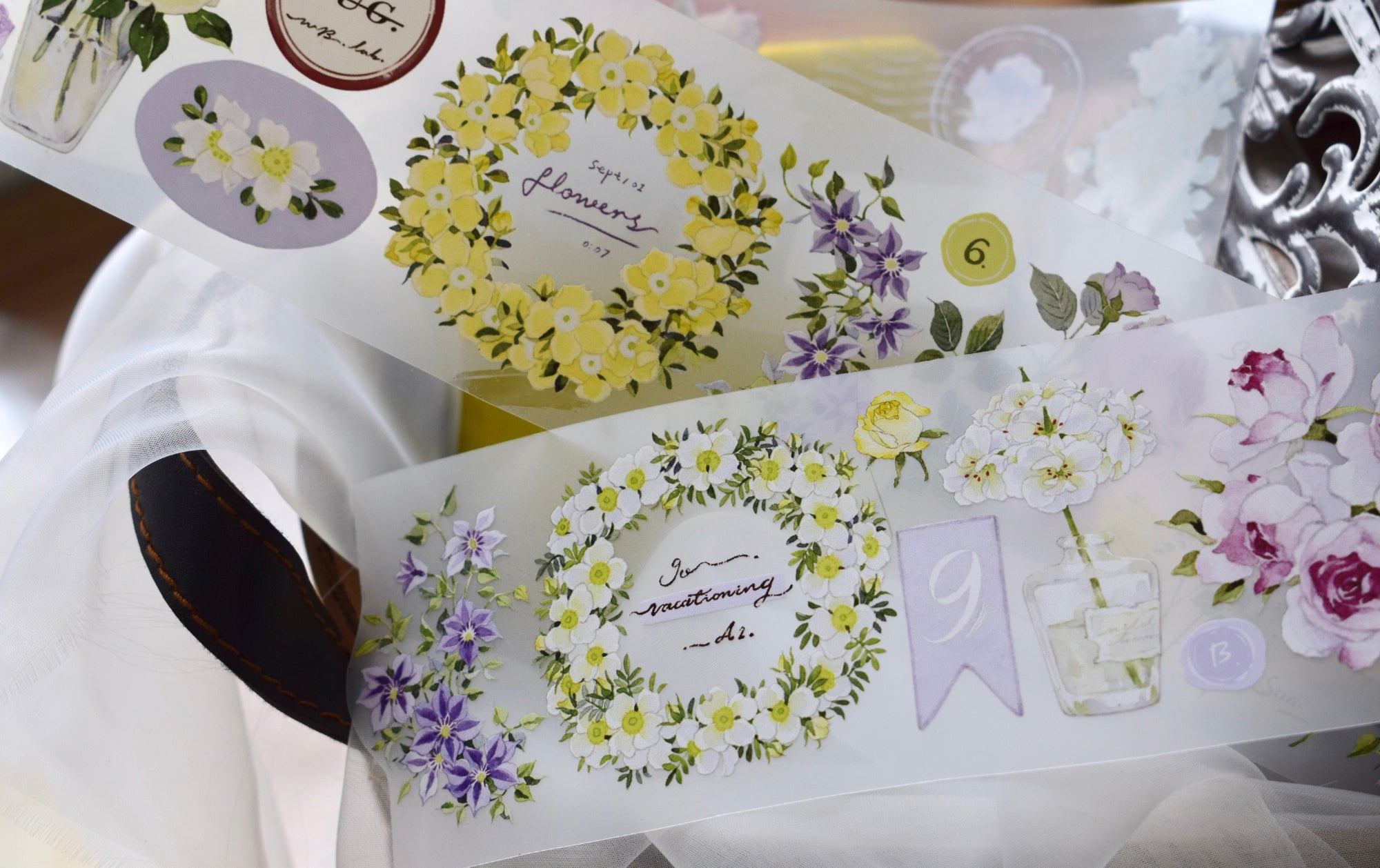 Wildberry Lab Masking Tape: Rose Garden