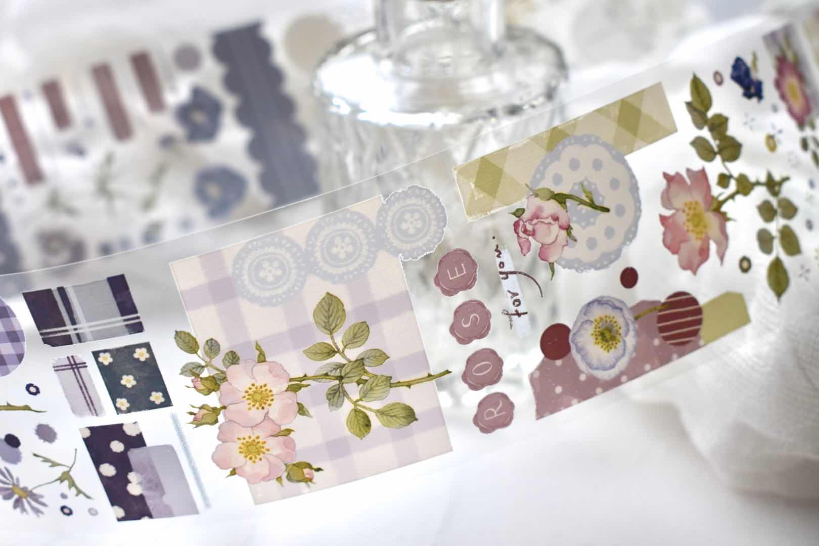Wildberry Lab Masking Tape: Wild Roses