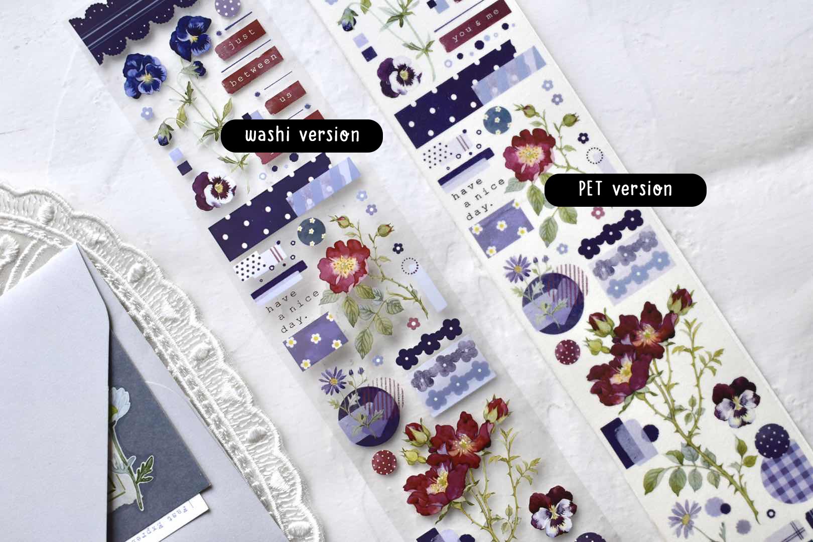 Wildberry Lab Masking Tape: Wild Roses