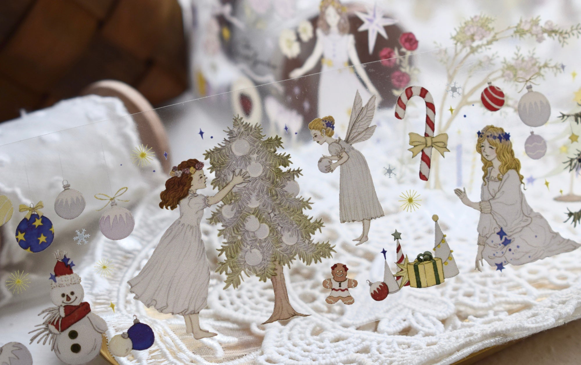 Wildberry Lab Masking Tape: Wonderful Winter Night