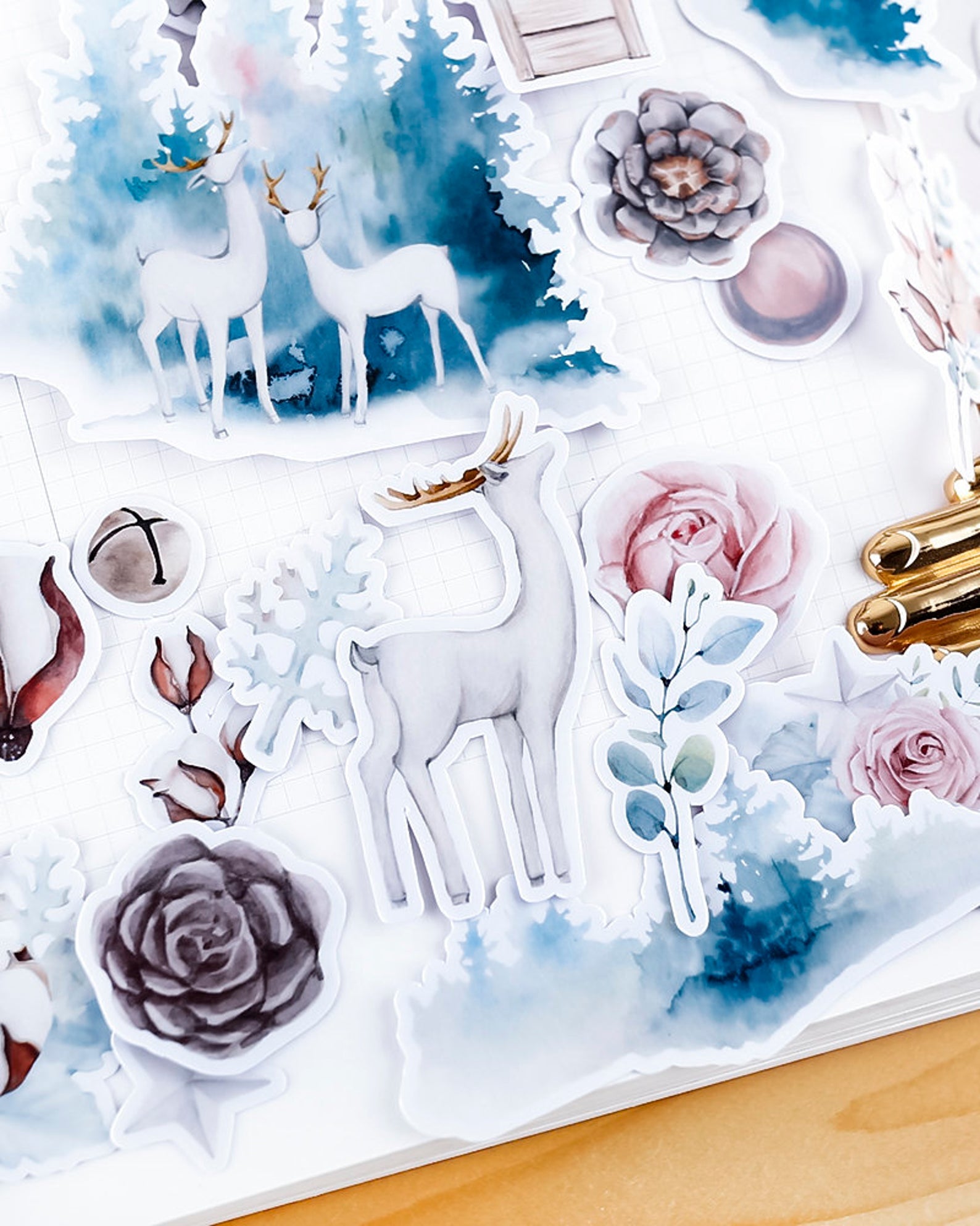 Winter Forest Stickers Pack