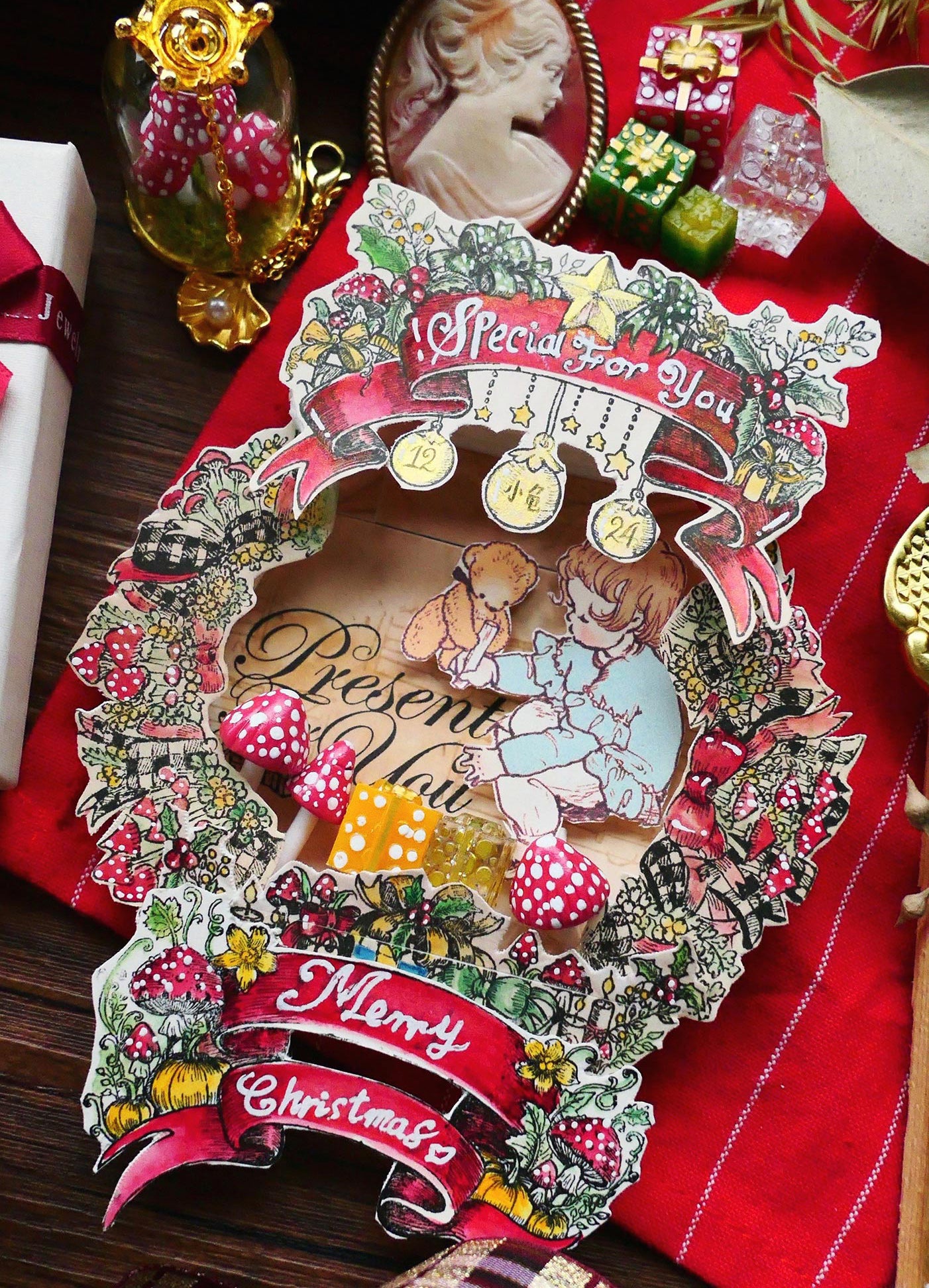 Winter Series Original Design Rubber Stamp