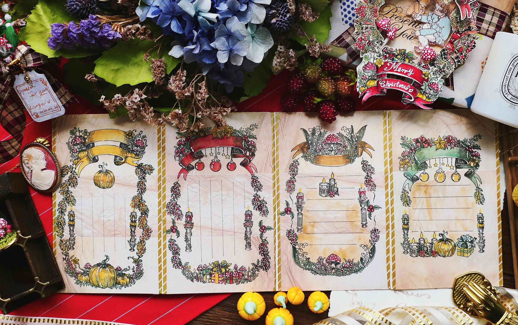 Winter Series Original Design Rubber Stamp