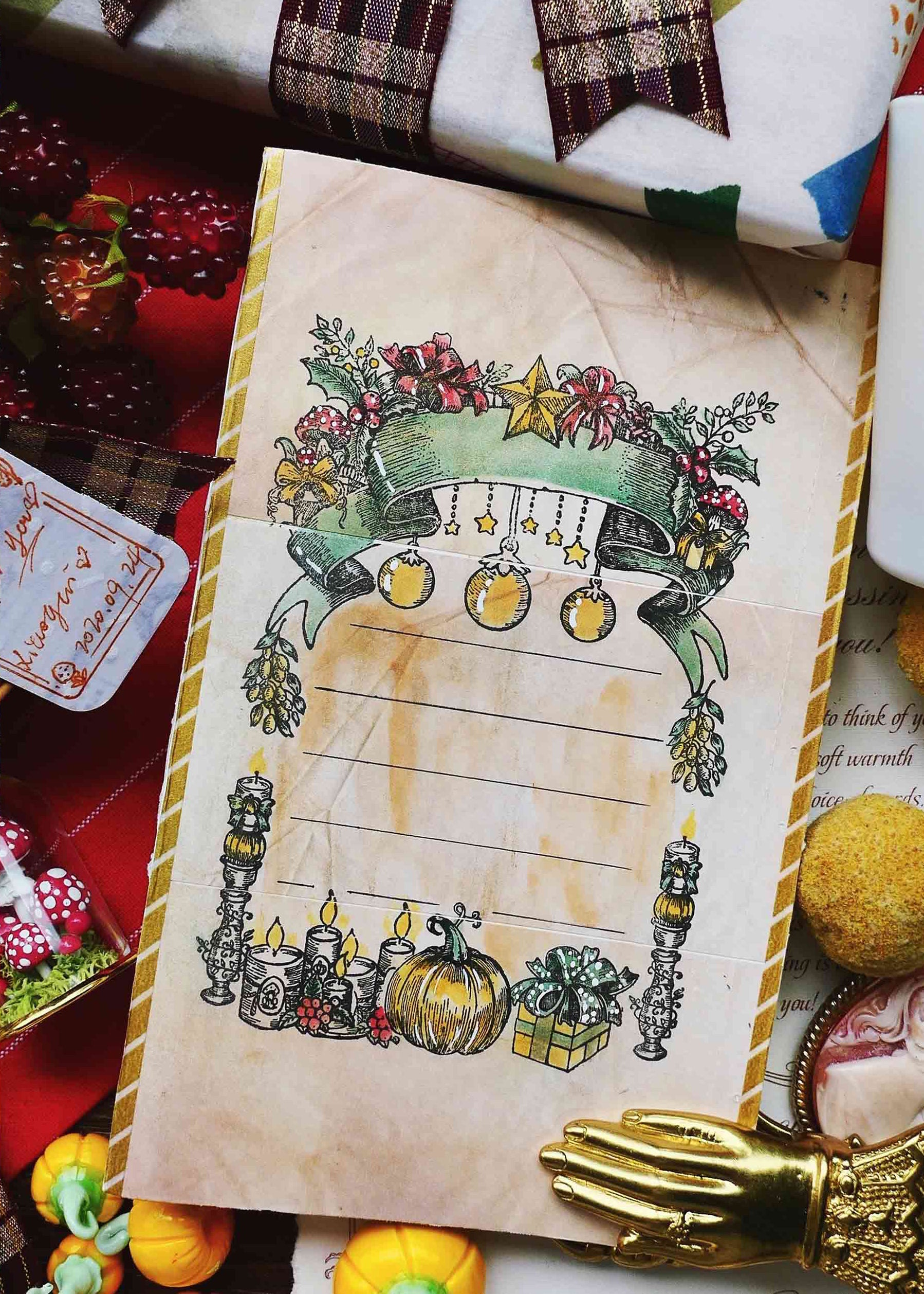 Winter Series Original Design Rubber Stamp