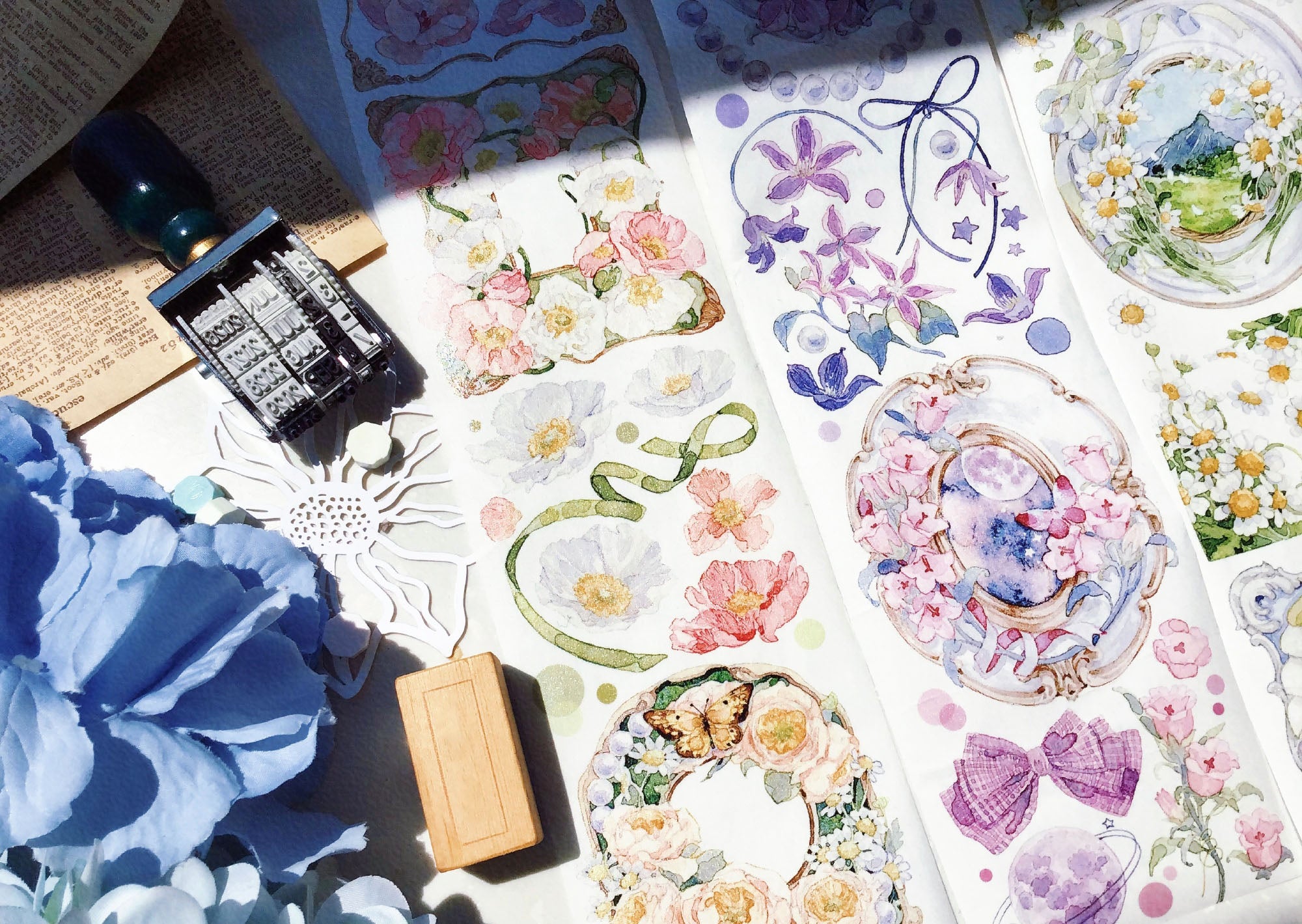 Upward Studio Tape Sample: World of Flowers