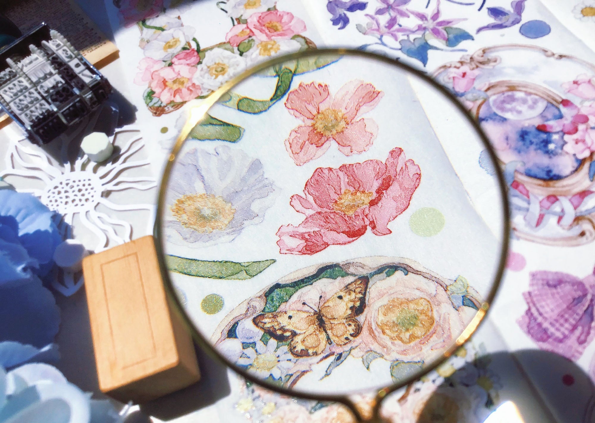 Upward Studio: World of Flowers Masking Tape