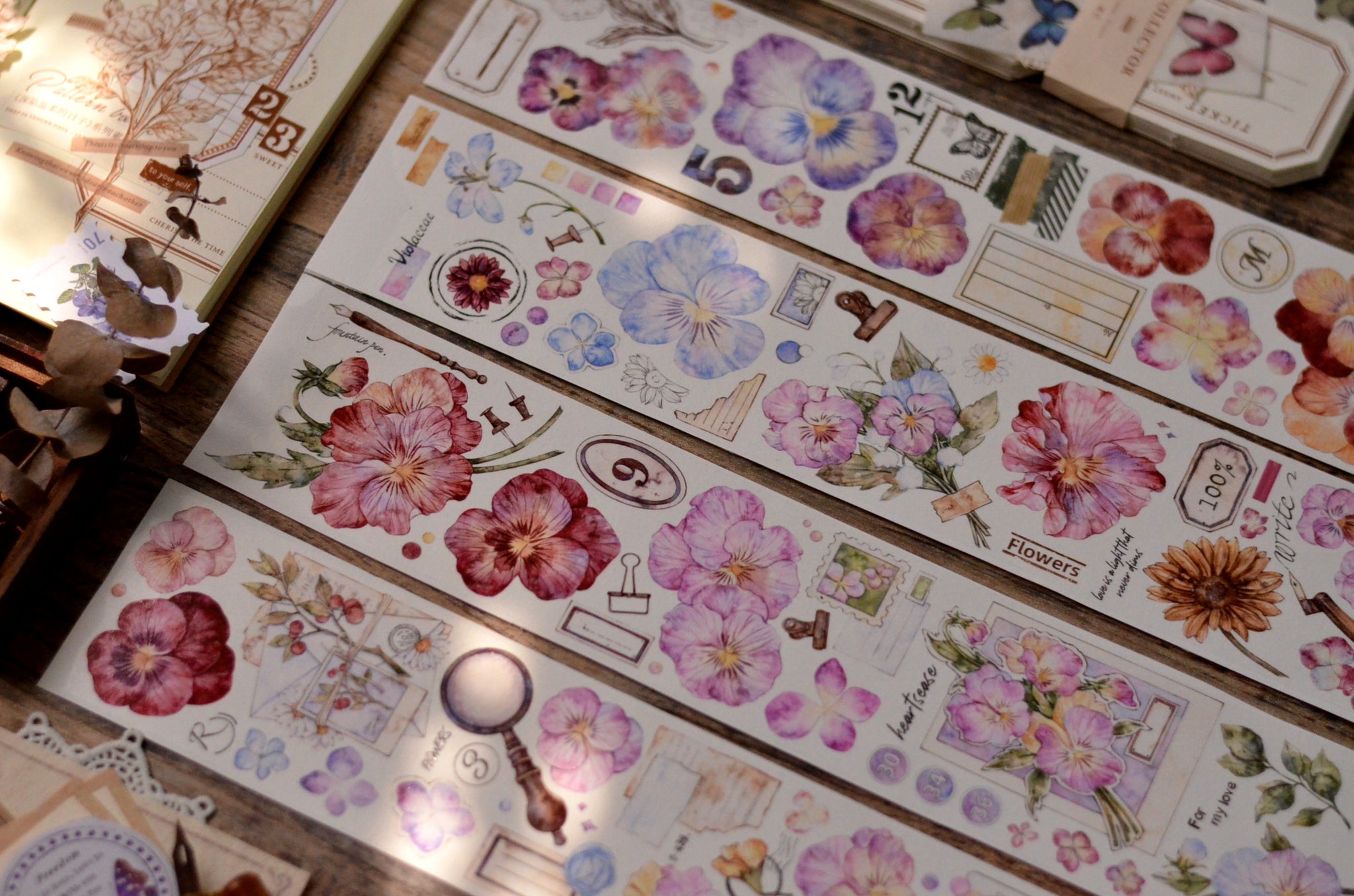 Xiaobai's House Masking Tape: Pansy