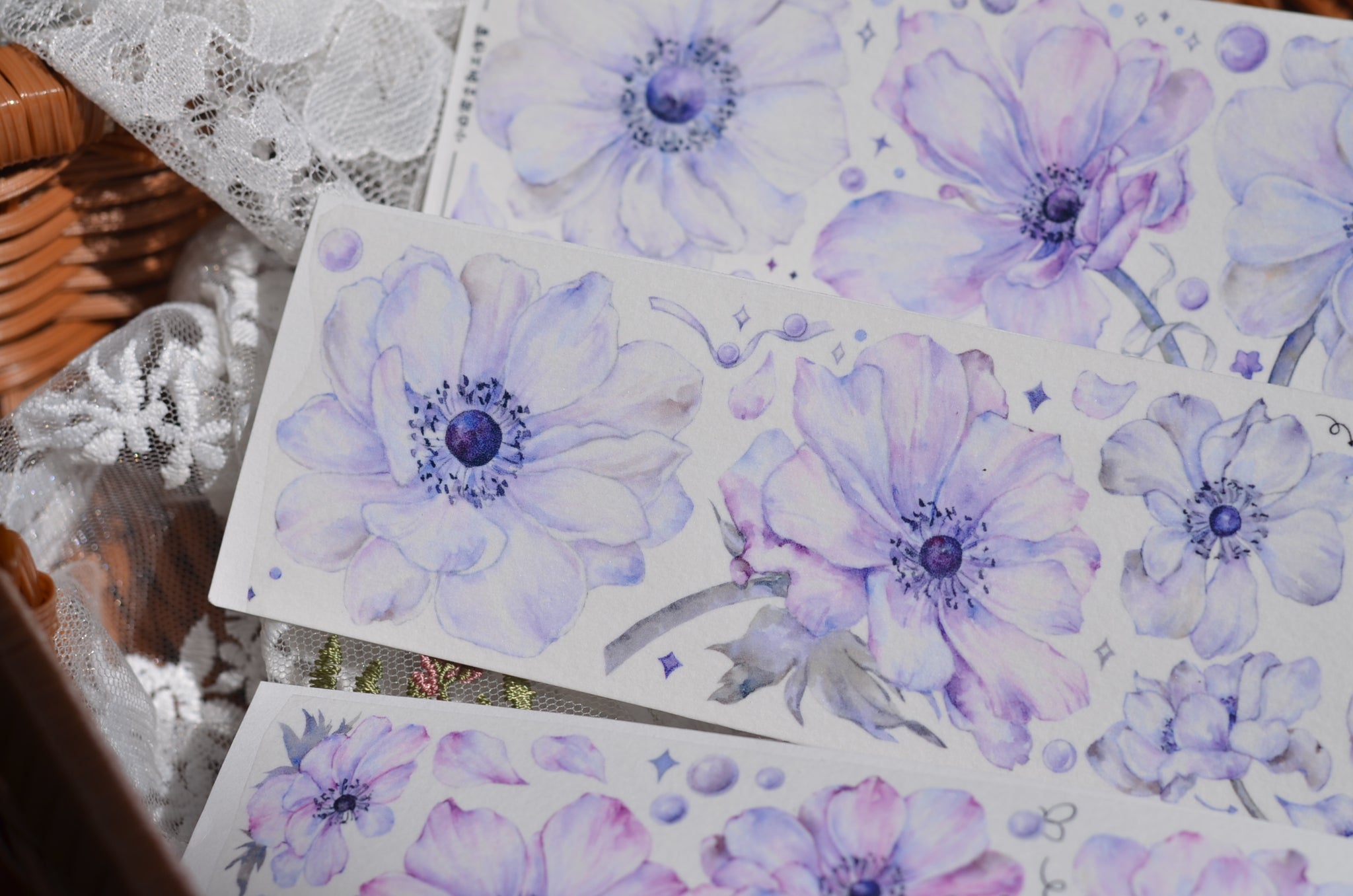 Xiaobai's House Masking Tape: Purple Anemone
