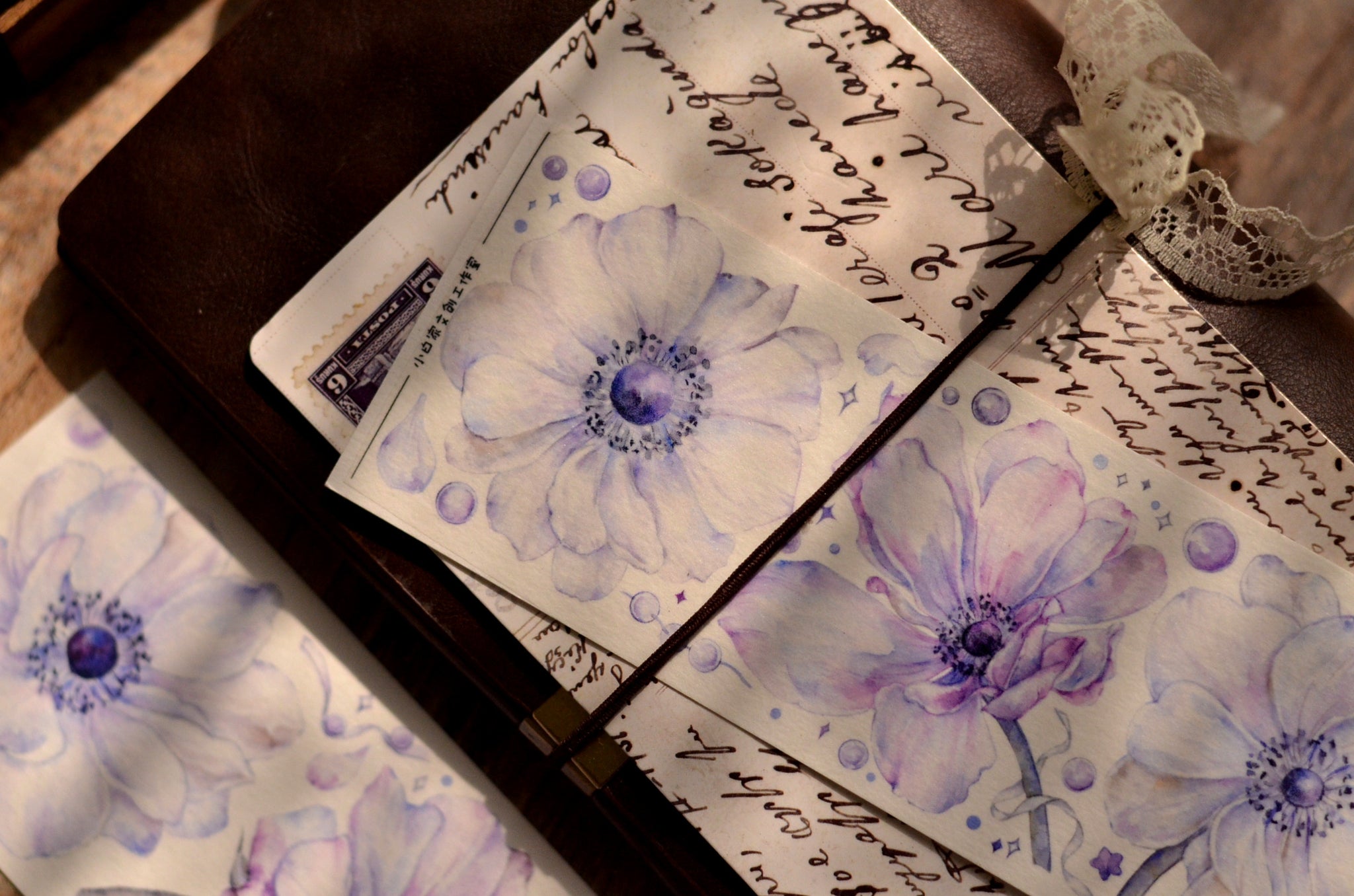 Xiaobai's House Masking Tape: Purple Anemone