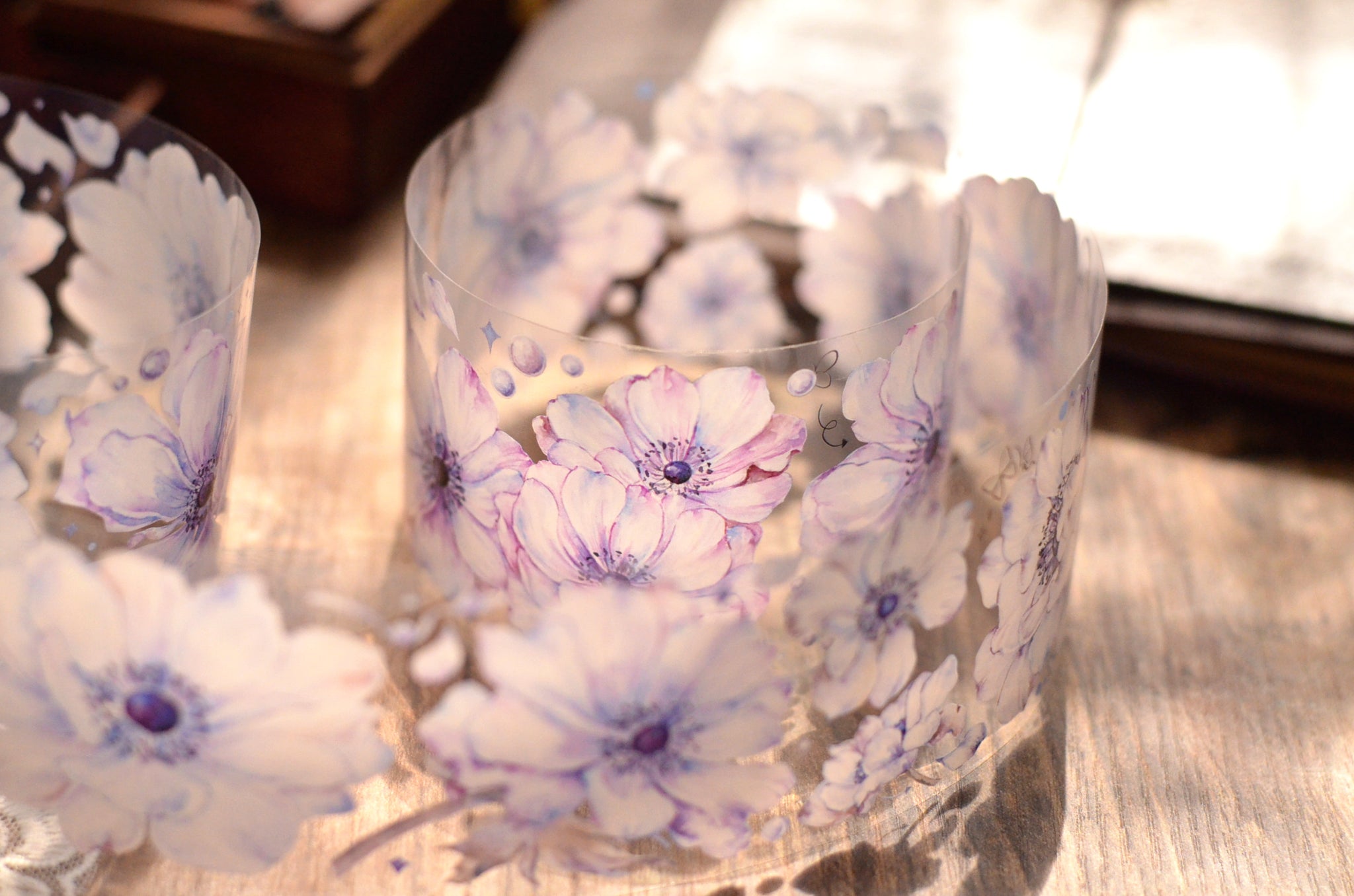 Xiaobai's House Masking Tape: Purple Anemone