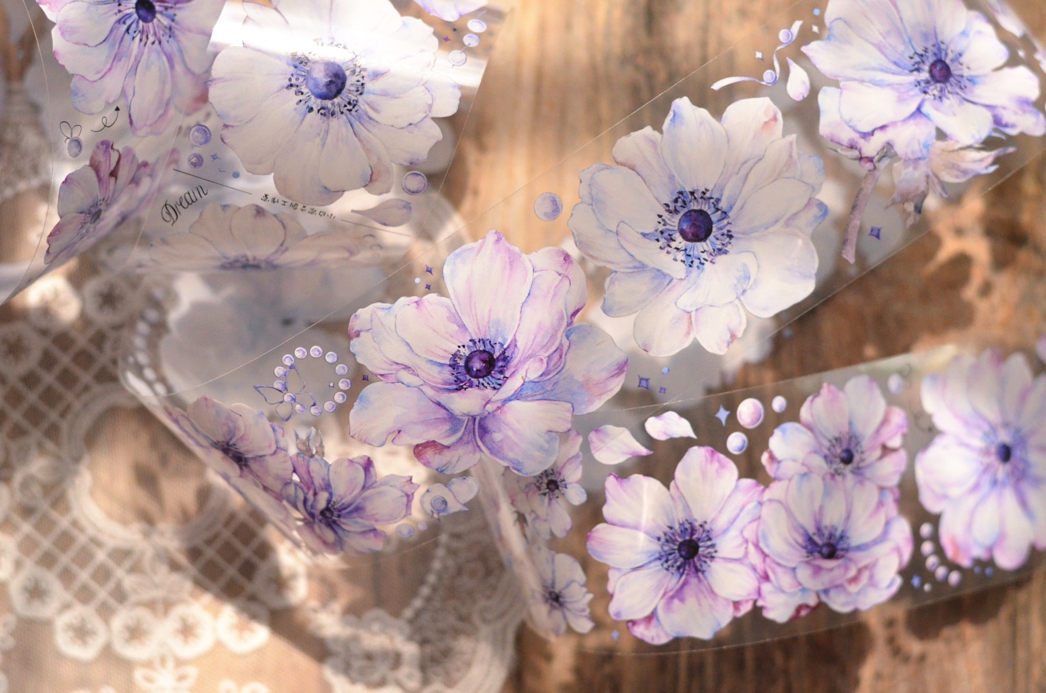 Xiaobai's House Masking Tape: Purple Anemone