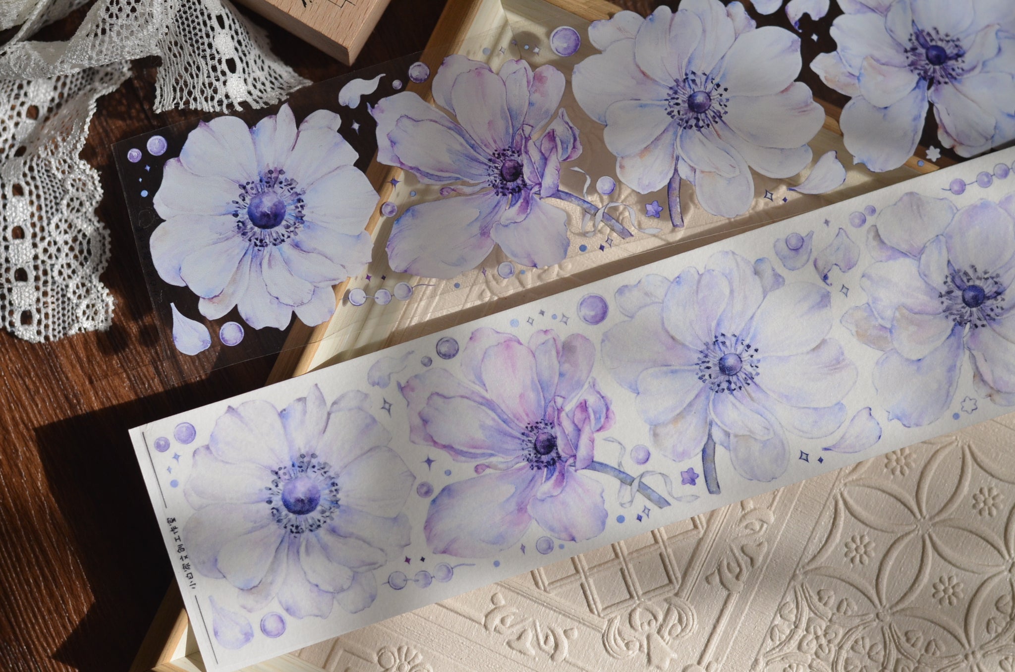 Xiaobai's House Masking Tape: Purple Anemone