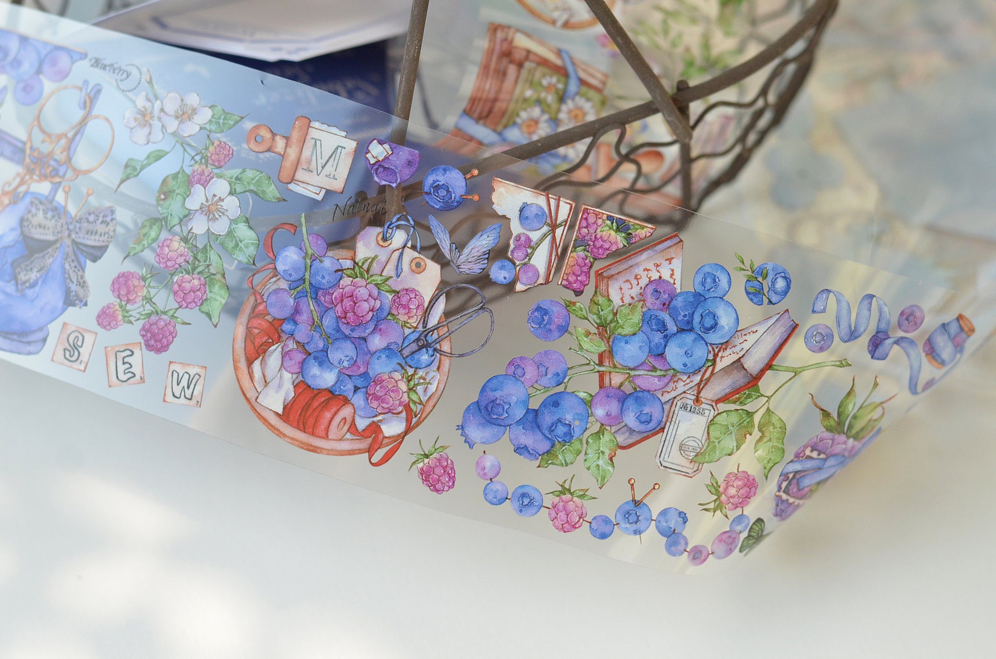 Xiaobai's House Masking Tape: Vintage Berries