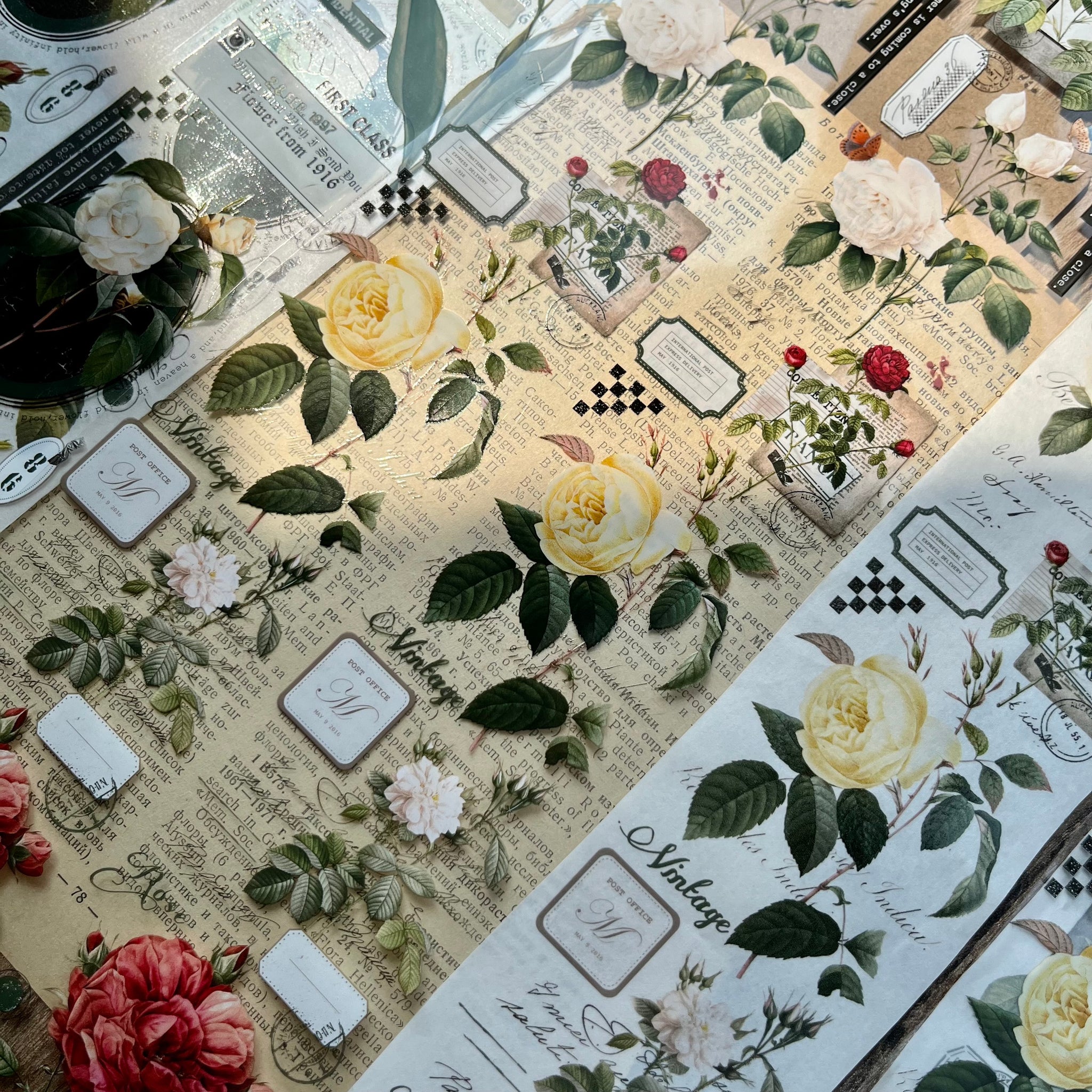 Yier Masking Tape: Floral Notes