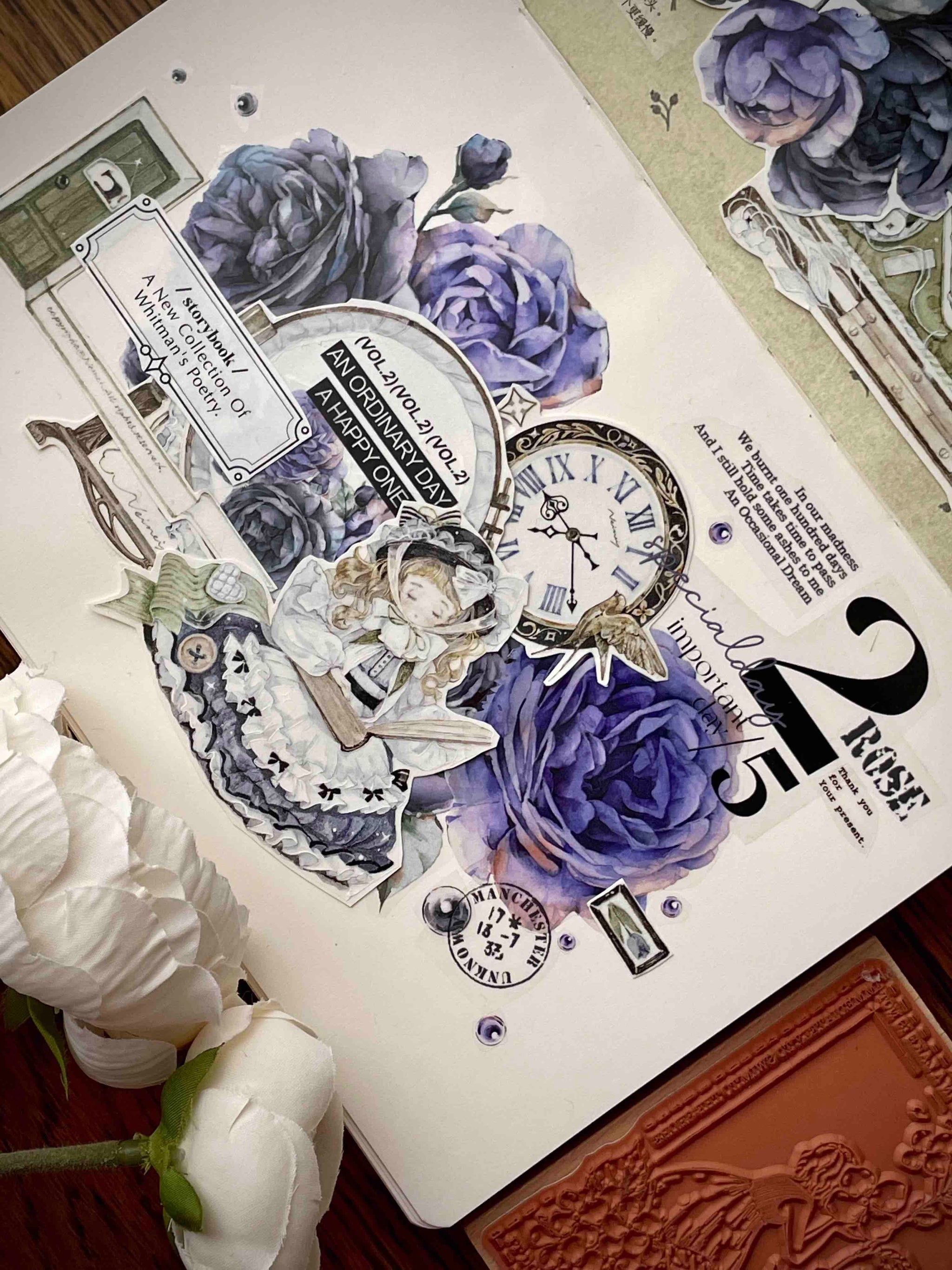 Yier Masking Tape: Purple Ink