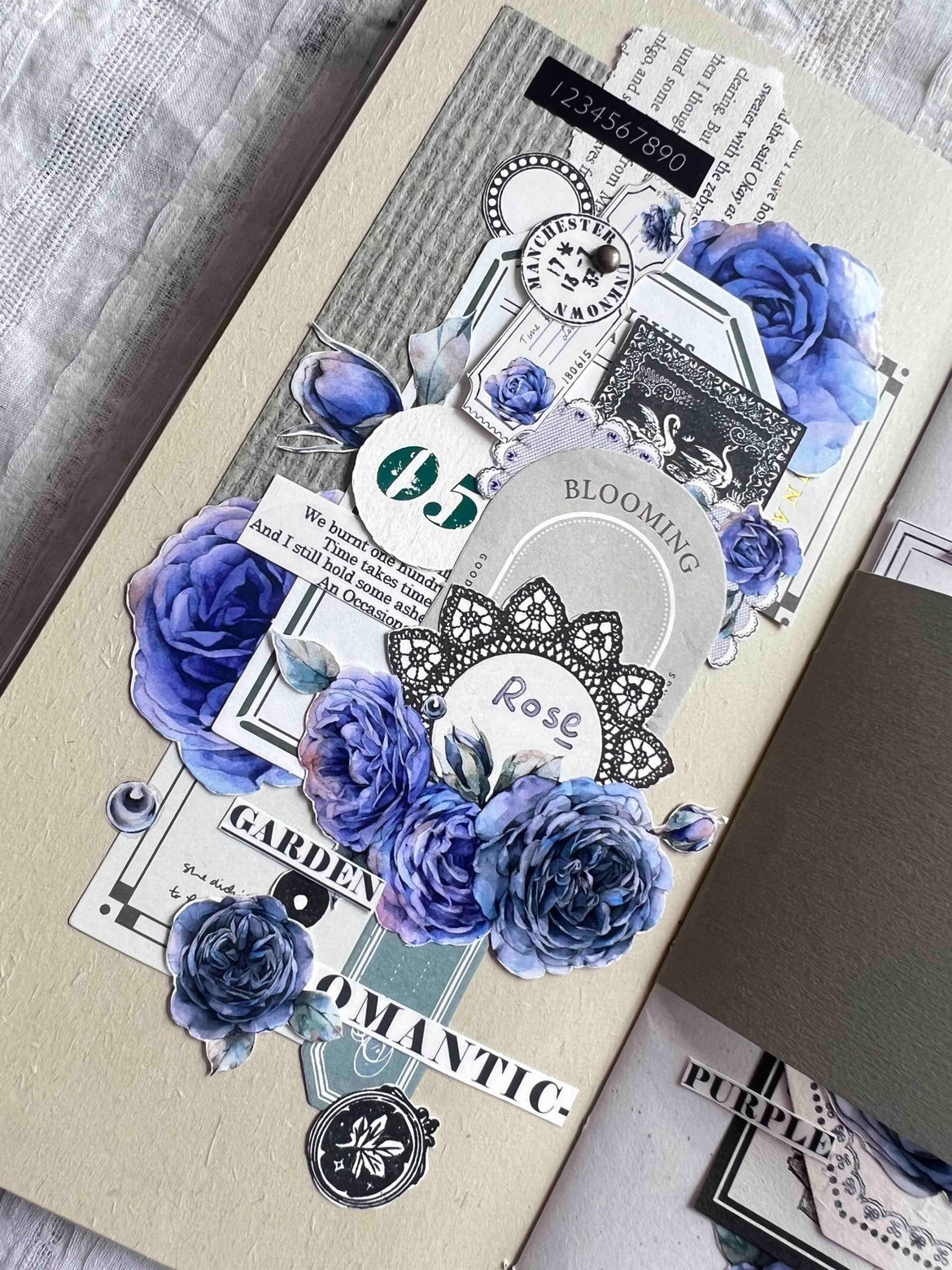 Yier Masking Tape: Purple Ink