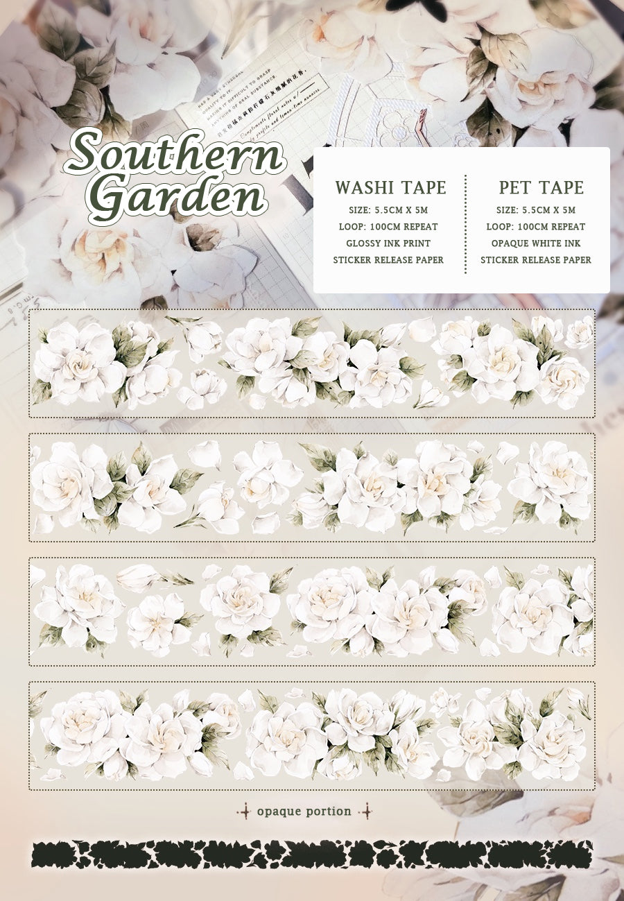 Yier Masking Tape: Southern Garden