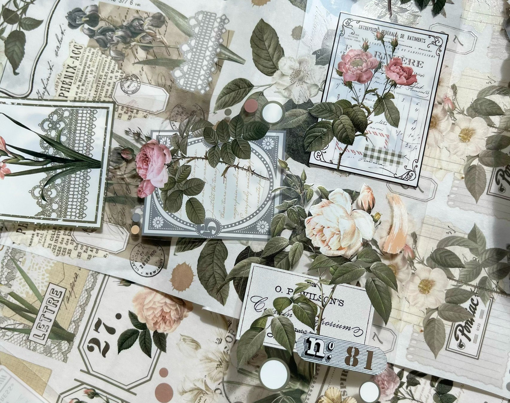 Yier Masking Tape: White & Clear