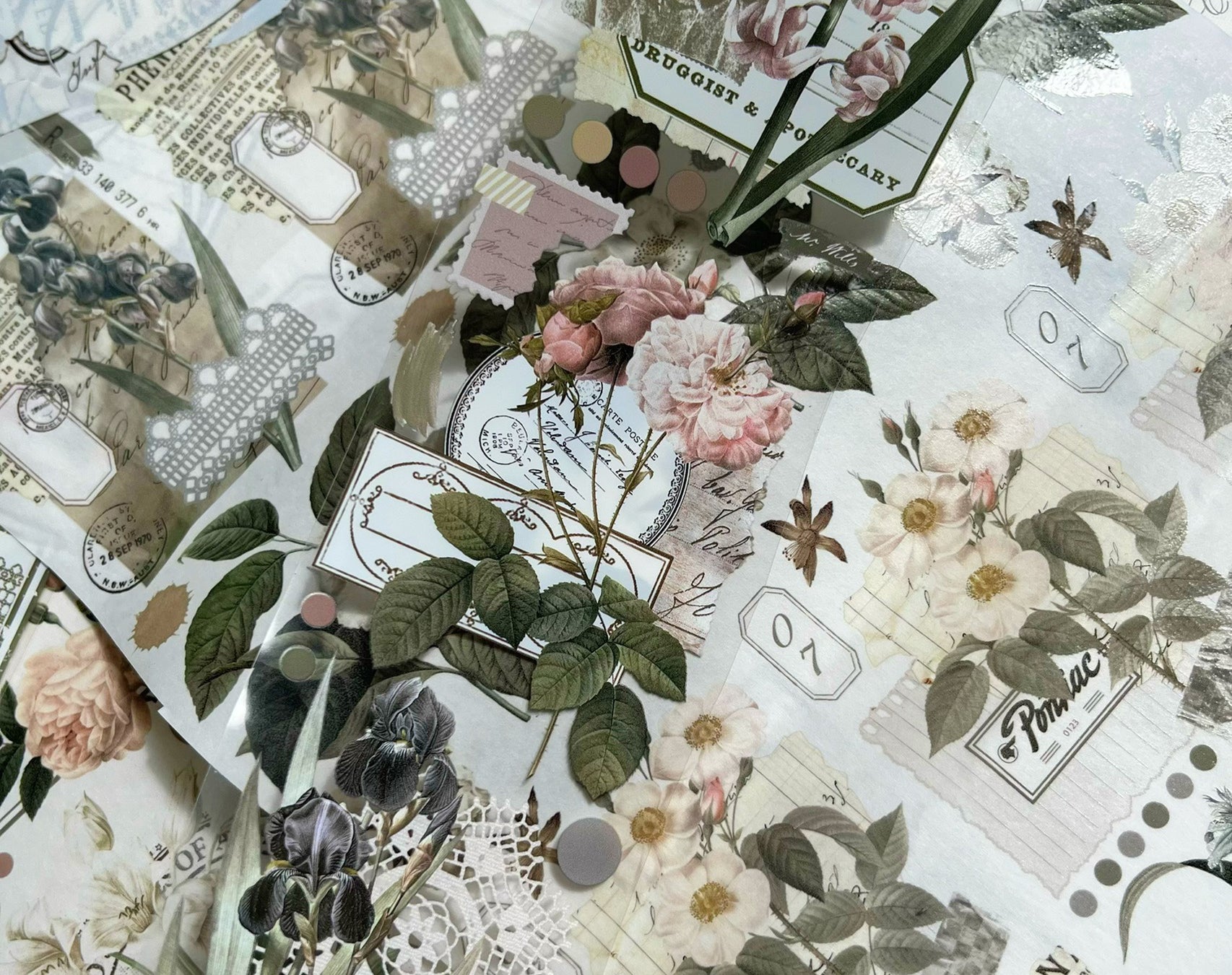 Yier Masking Tape: White & Clear