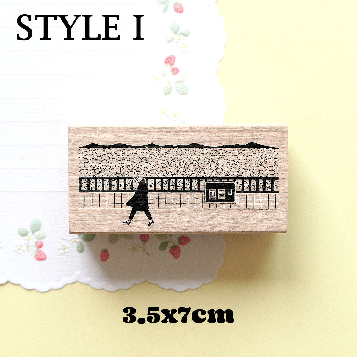 Yowoo Studio Rubber Stamp: Around Town