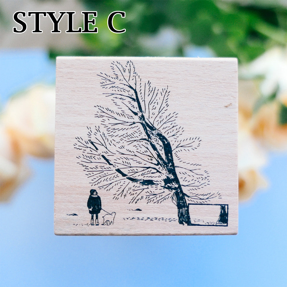 Yowoo Studio Rubber Stamp: Around Town