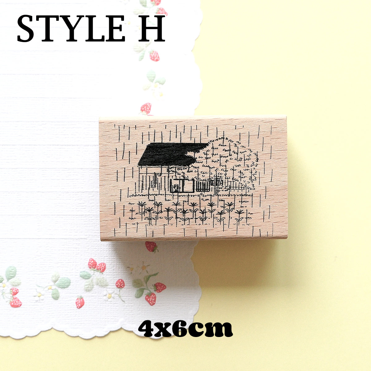 Yowoo Studio Rubber Stamp: Around Town