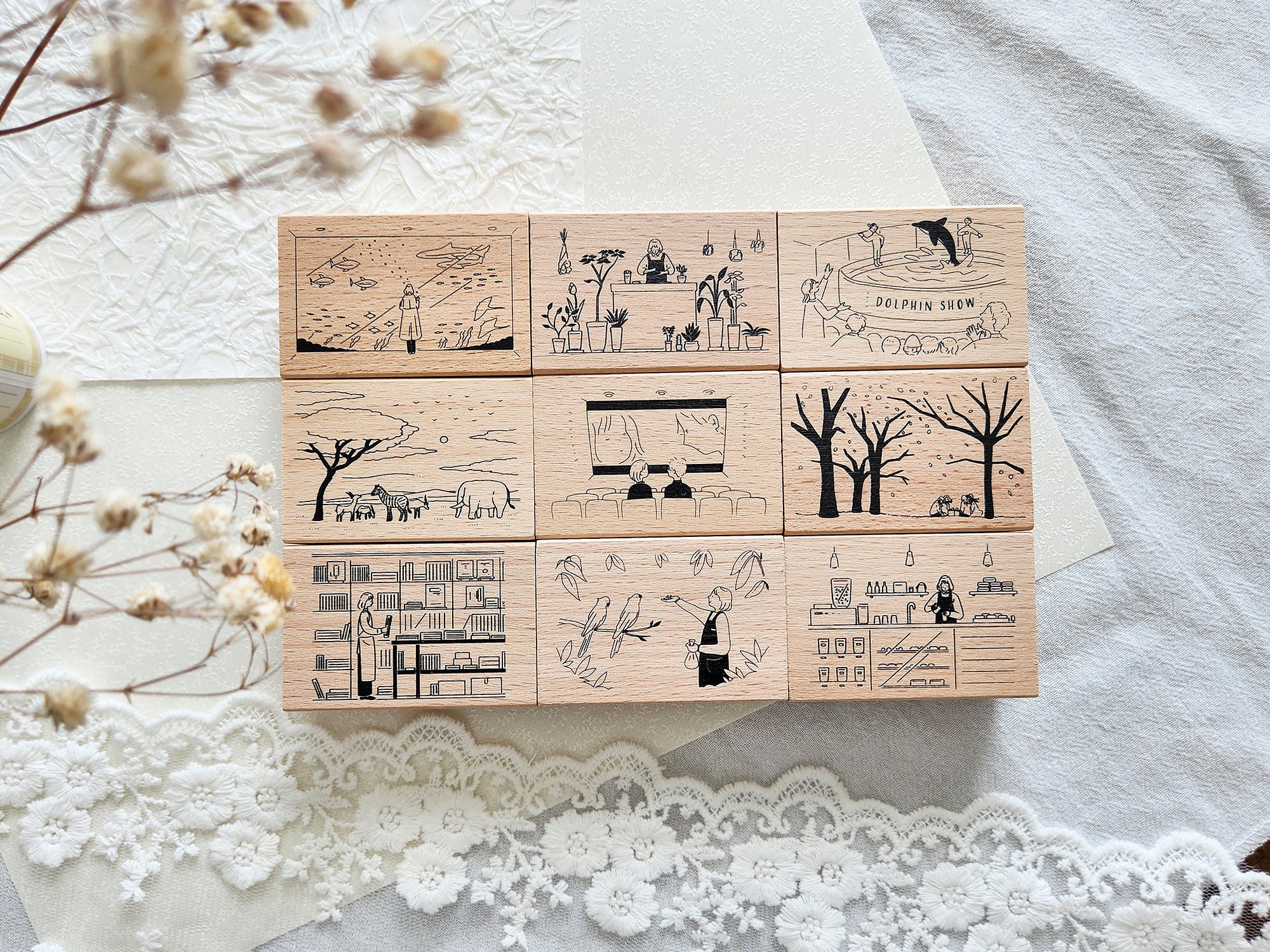 Yowoo Studio Rubber Stamp: Outing