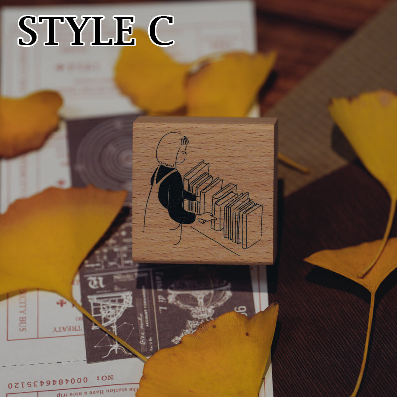 Yowoo Studio Rubber Stamp: Read and Chill