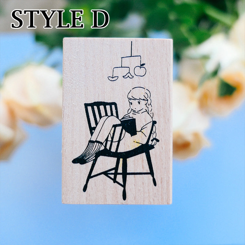 Yowoo Studio Rubber Stamp: Read and Chill