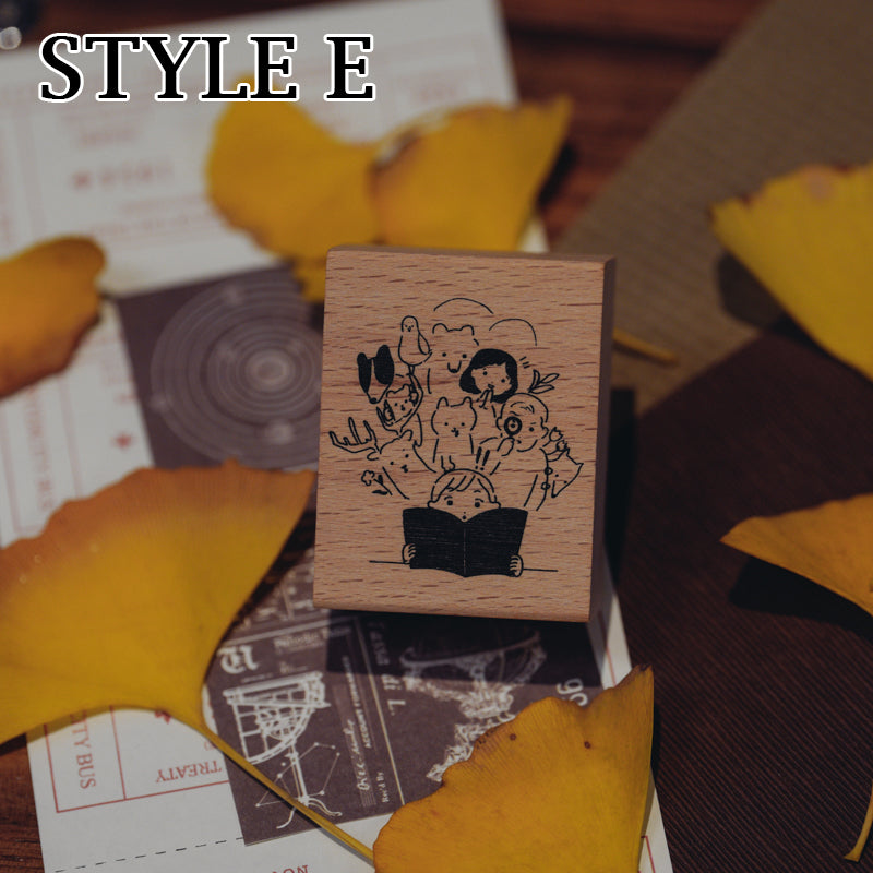 Yowoo Studio Rubber Stamp: Read and Chill