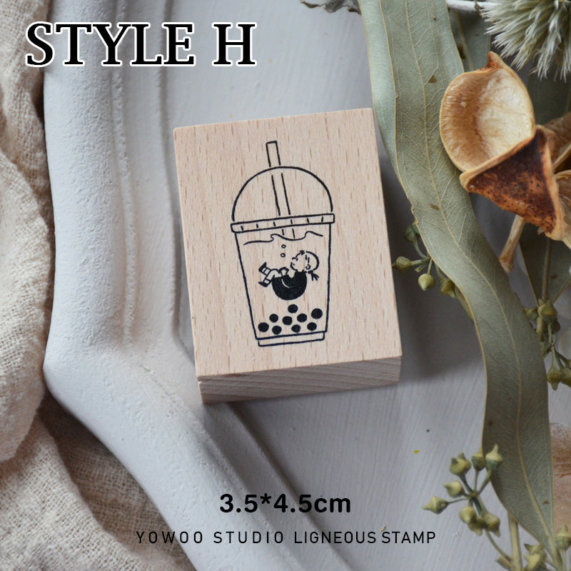 Yowoo Studio Rubber Stamp: Read and Chill