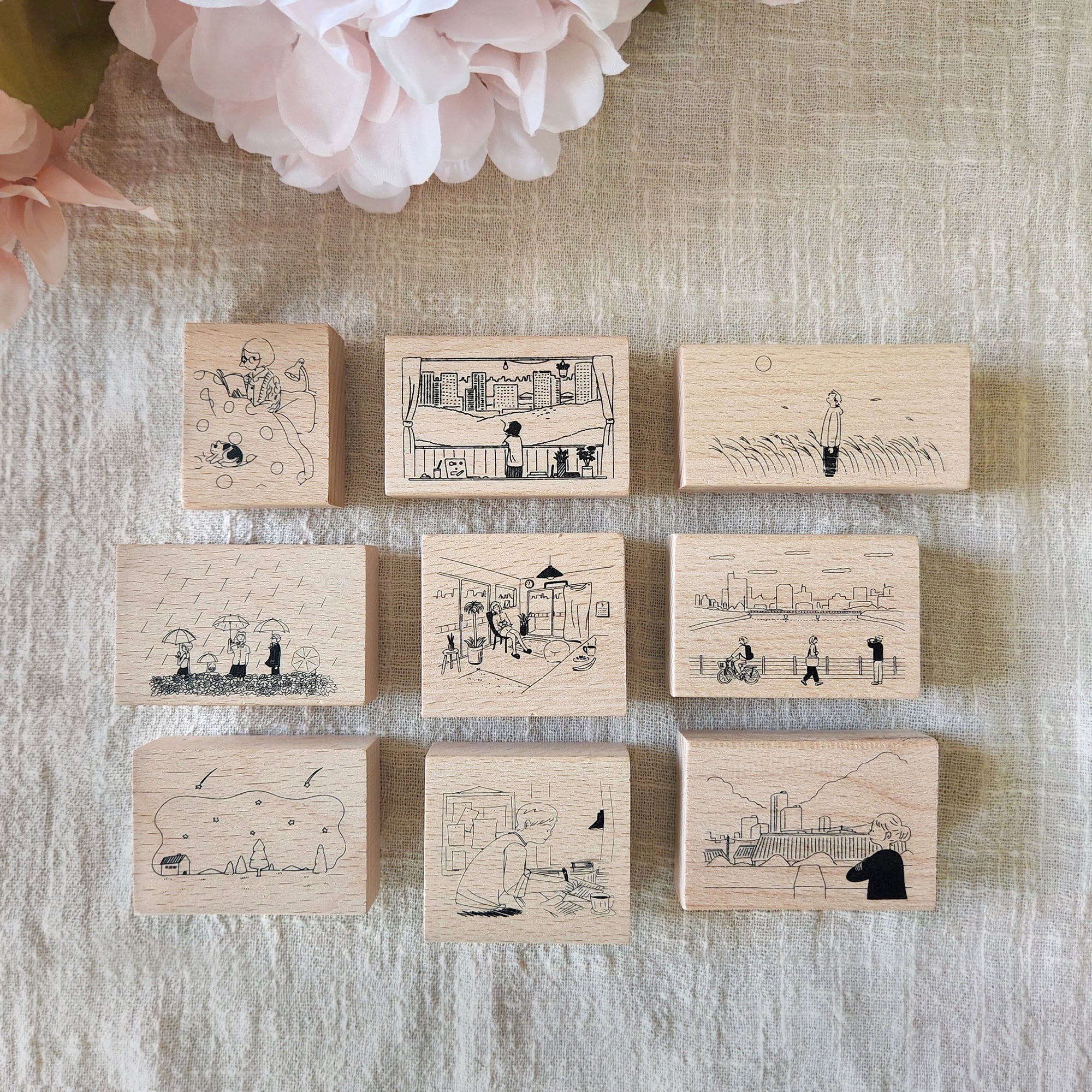 Yowoo Studio Rubber Stamp: Small Moments