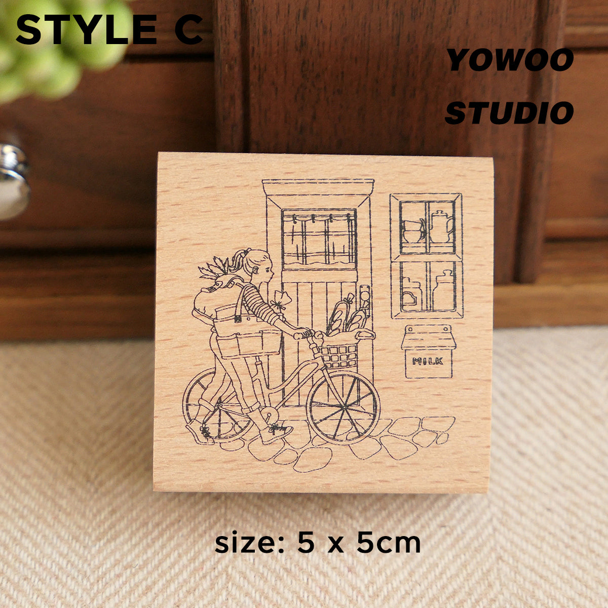 Yowoo Studio Rubber Stamp: Places I Frequent