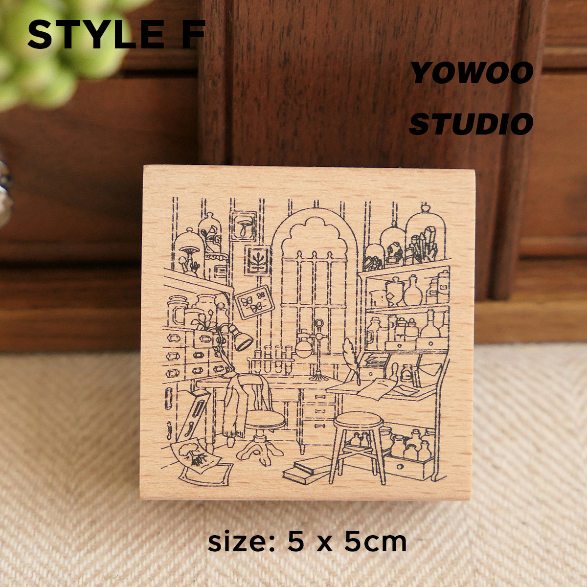 Yowoo Studio Rubber Stamp: Places I Frequent
