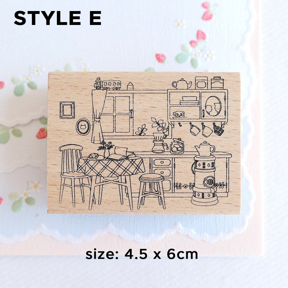 Yowoo Studio Rubber Stamp: Places I Frequent