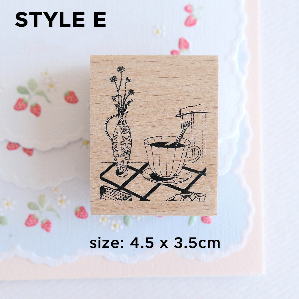 Yowoo Studio Rubber Stamp: Contemplation