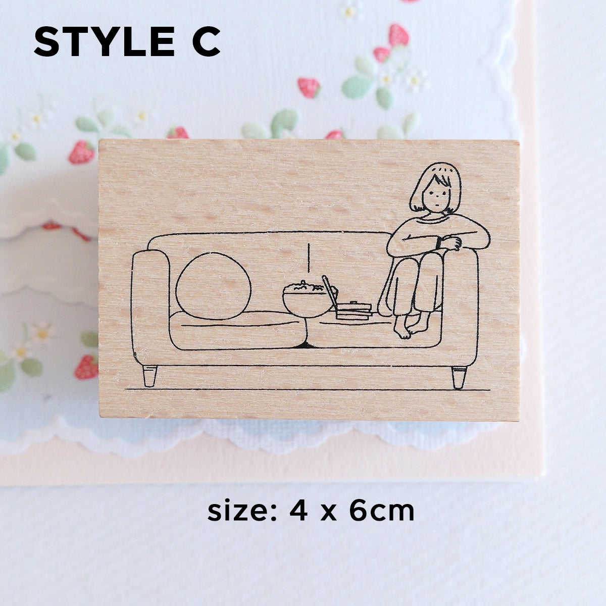 Yowoo Studio Rubber Stamp: Contemplation