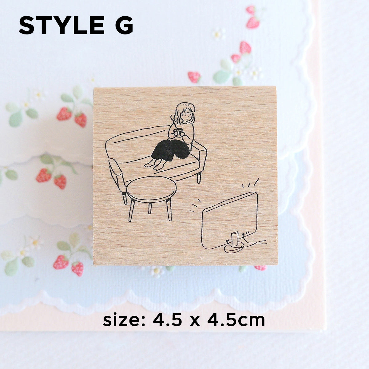 Yowoo Studio Rubber Stamp: Contemplation