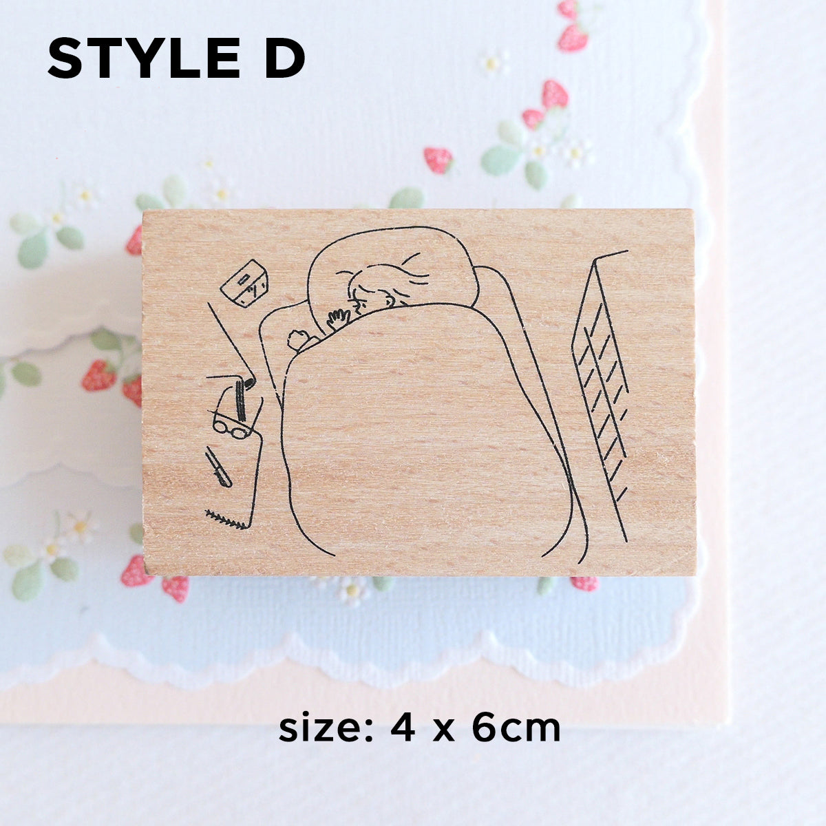 Yowoo Studio Rubber Stamp: Contemplation